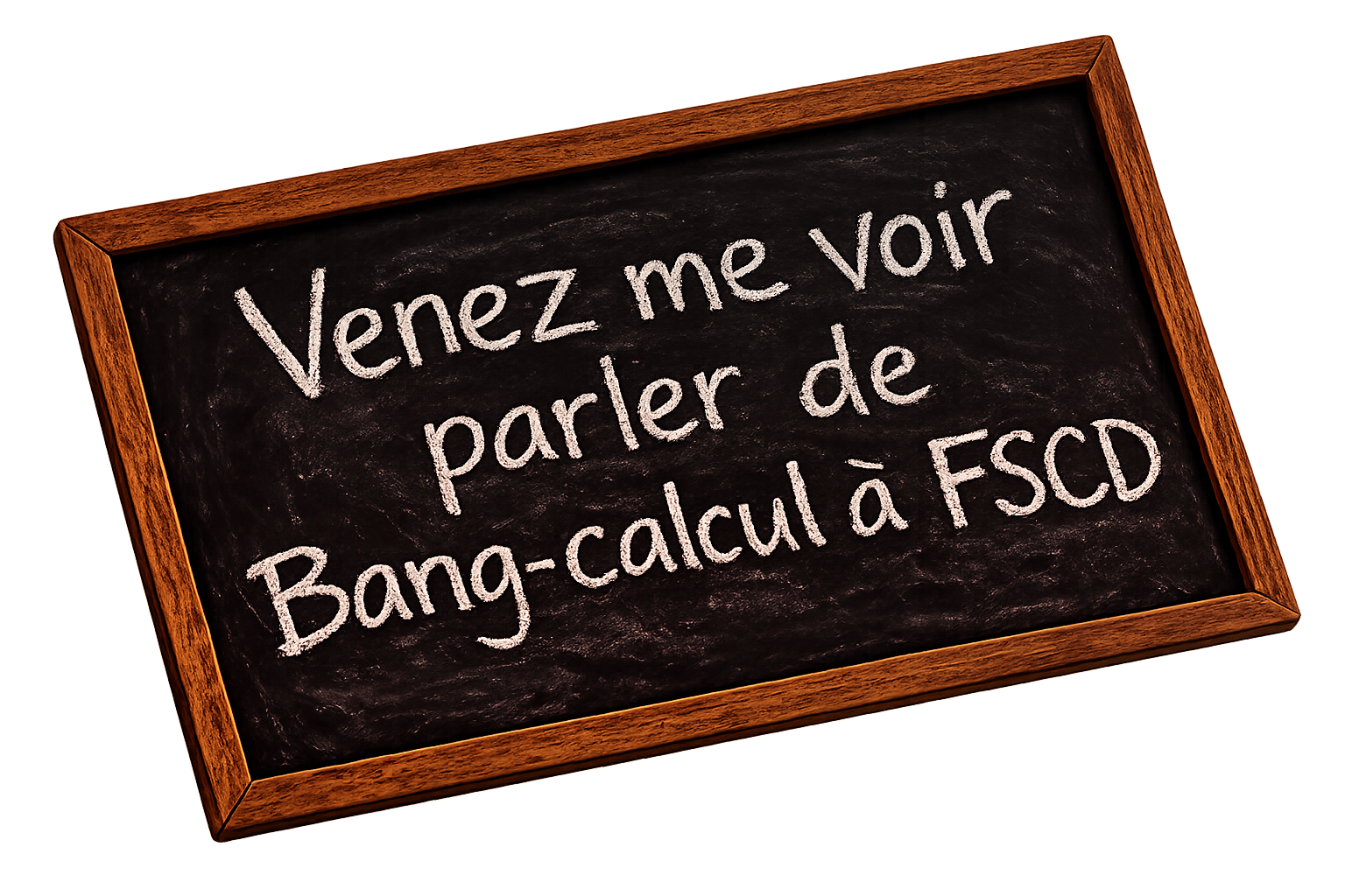 Venez me voir parler de Bang-calcul à FSCD